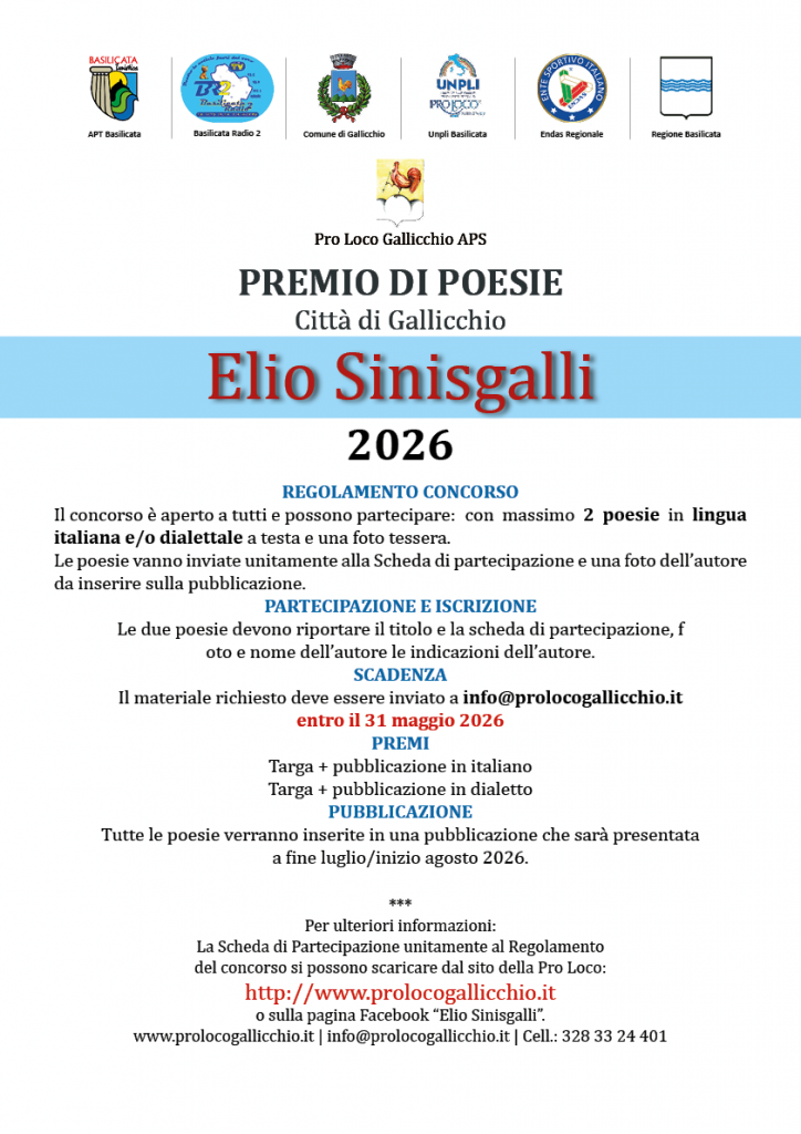 Mostra fotografica e Concorso di Poesie Elio Sinisgalli